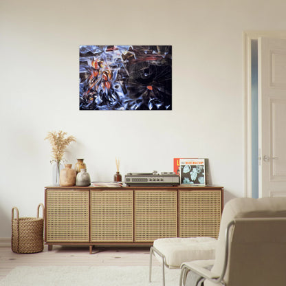 DISASTERS OF MYSTICISM - Roberto Matta Brushed Aluminum Print - 70x100 cm / 28x40 inches | Roberto Matta Aluminum Print | Roberto Matta Prints