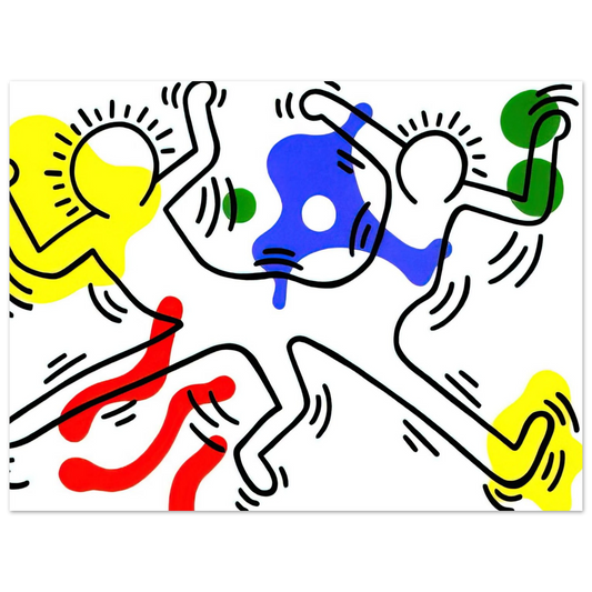 Keith Haring - UNTITLED 1986  75x100 cm / 30x40inches Fine Art Poster | Keith Haring Art For Sale