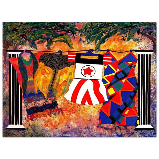 Miriam Schapiro - Yard Sale - 1993  75x100 cm / 30x40inches Fine Art Poster