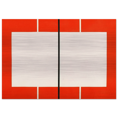 Untitled S. # 199 - 1990 - Donald Judd Brushed Aluminum Print - 70x100 cm / 28x40 inches | Donald Judd Aluminum Print | Donald Judd Prints