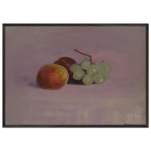 STILL LIFE N9 - Odilon Redon 70x100 cm / 28x40 inches Framed Art Print – Black Wooden Frame