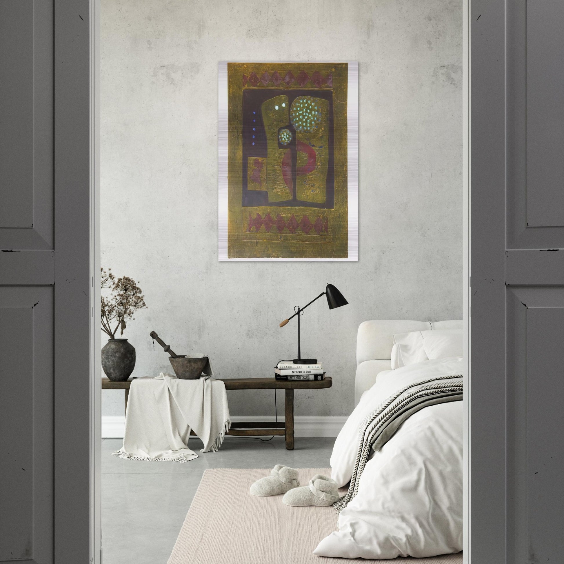 Pierrot and His Son - 1970 - Hiroyuki Tajima Brushed Aluminum Print - 70x100 cm / 28x40 inches | Hiroyuki Tajima Aluminum Print | Hiroyuki Tajima Prints