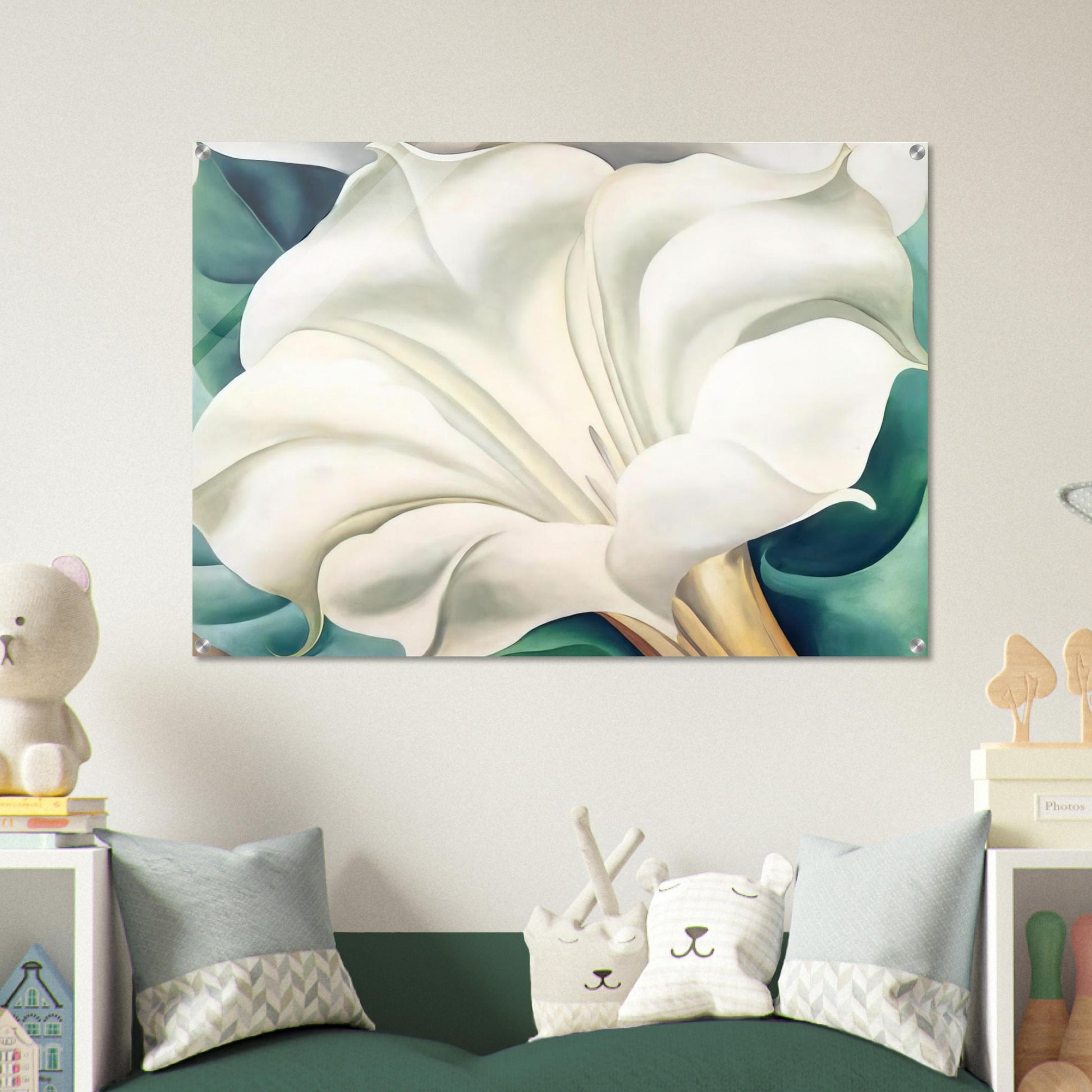 Jimson Weed 2 - Georgia O'Keeffe Acrylic Print - 70x100 cm / 28x40″ inches