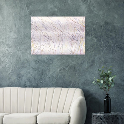 Iceberg - 1974 - Ronnie Landfield Brushed Aluminum Print - 70x100 cm / 28x40 inches | Ronnie Landfield Aluminum Print | Ronnie Landfield Prints