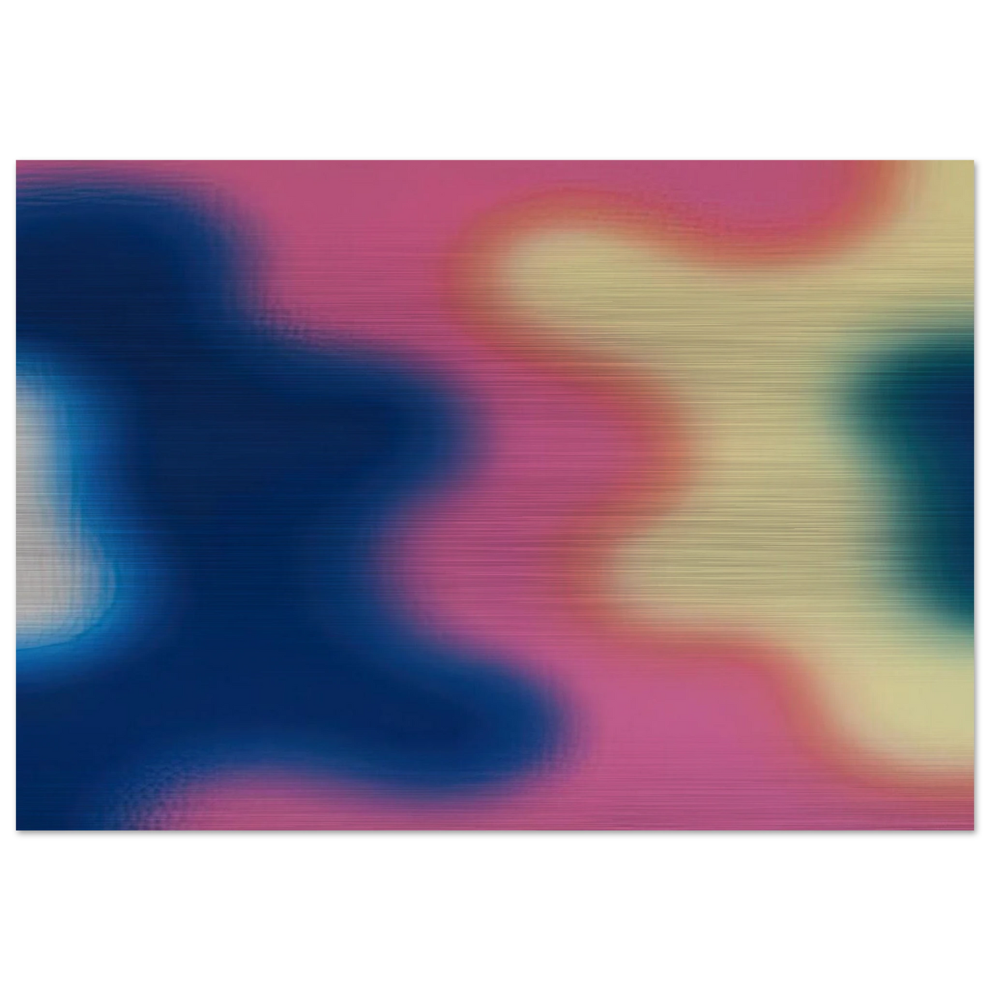 M-14 - 1970 - Wojciech Fangor Brushed Aluminum Print - 70x100 cm / 28x40 inches | Wojciech Fangor Aluminum Print | Wojciech Fangor Prints