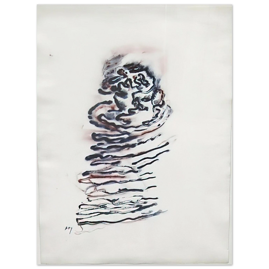 Henri Michaux - UNTITLED 1970  75x100 cm / 30x40inches Fine Art Poster