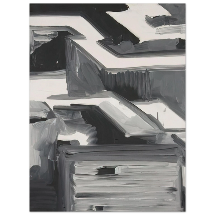 Gerhard Richter - TOWNSCAPE 1968 0  75x100 cm / 30x40inches Fine Art Poster