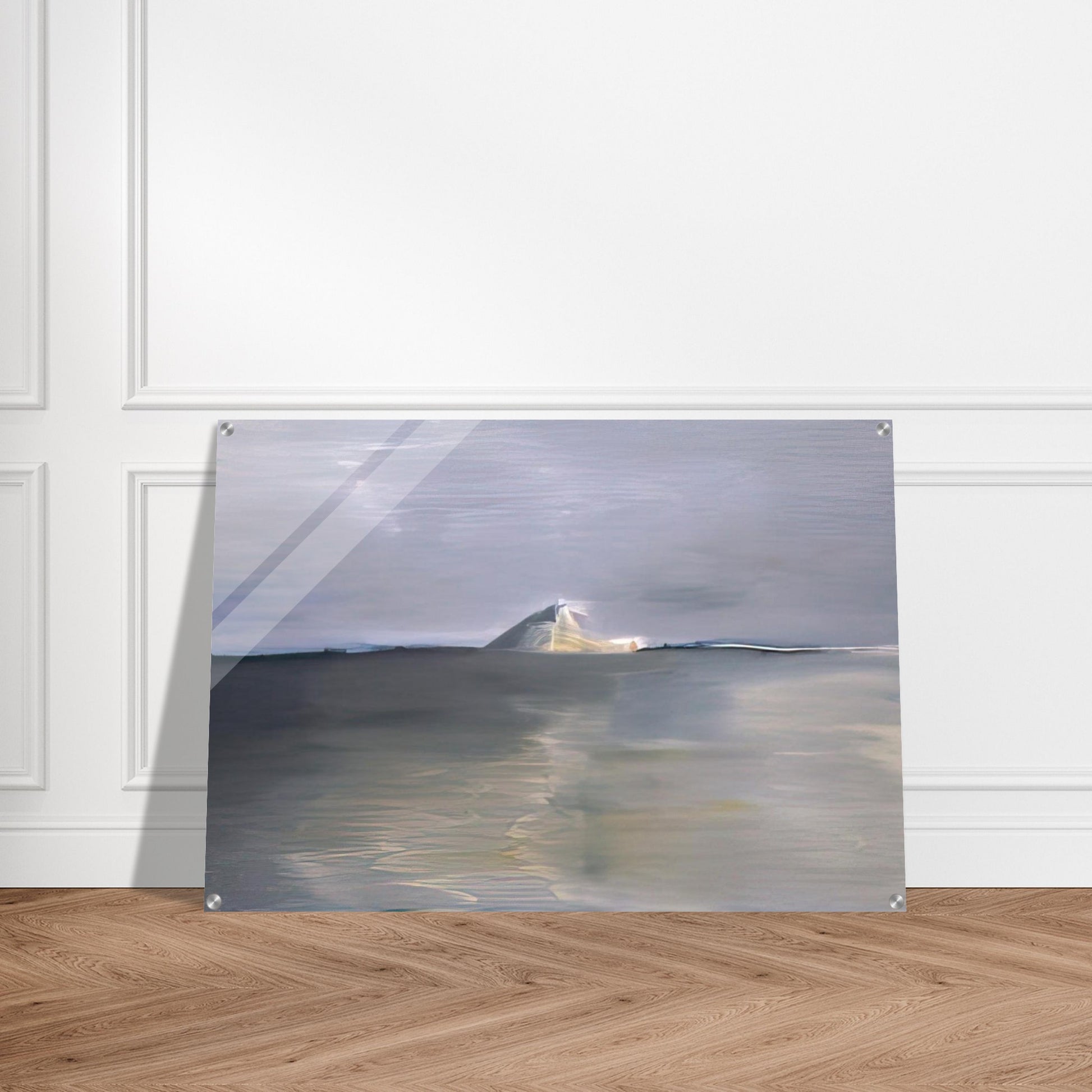 Marine au cap - Lyrical Abstraction - Nicolas de Stael Acrylic Print - 70x100 cm / 28x40″ inches