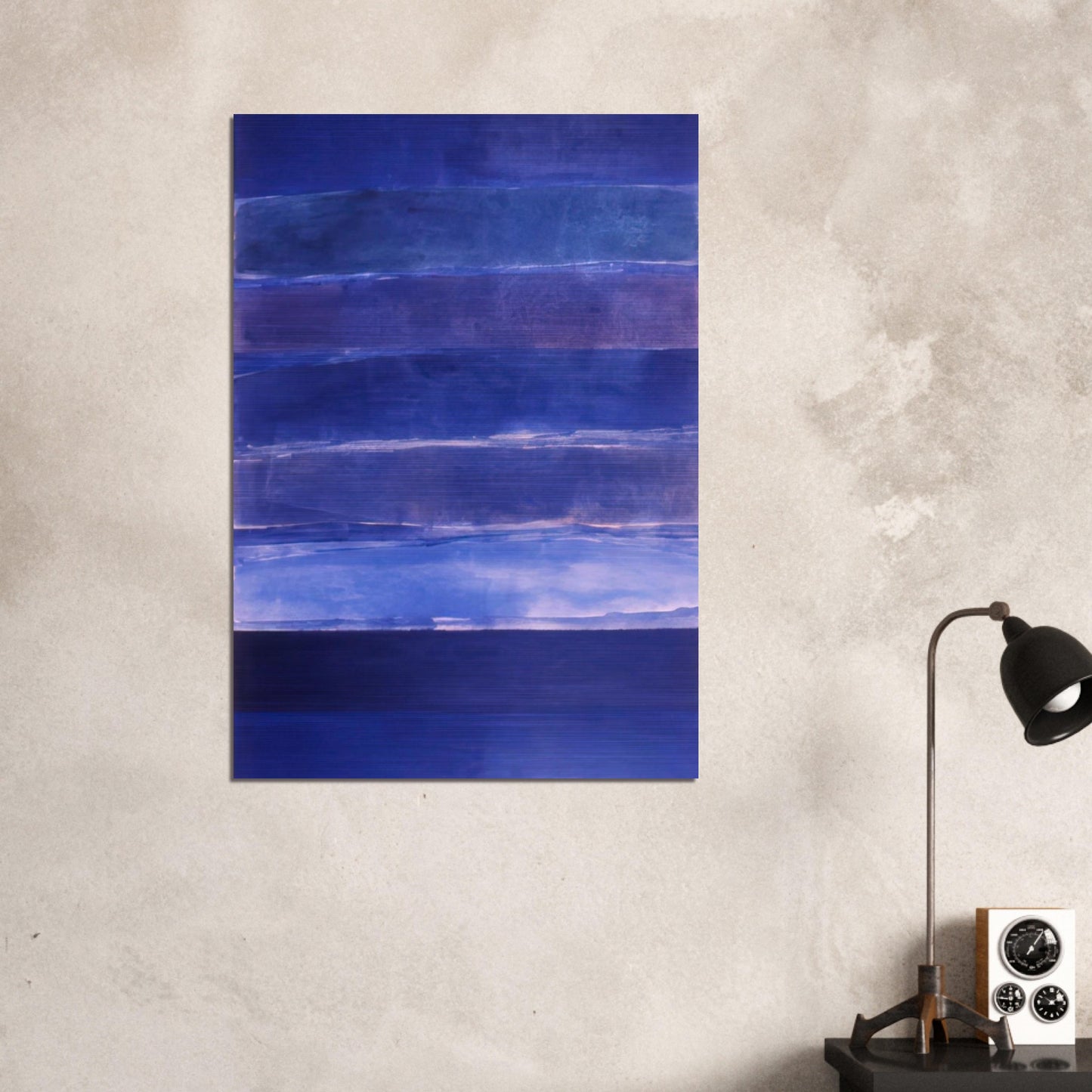Ocean Love - 1981 - Ronnie Landfield Brushed Aluminum Print - 70x100 cm / 28x40 inches | Ronnie Landfield Aluminum Print | Ronnie Landfield Prints