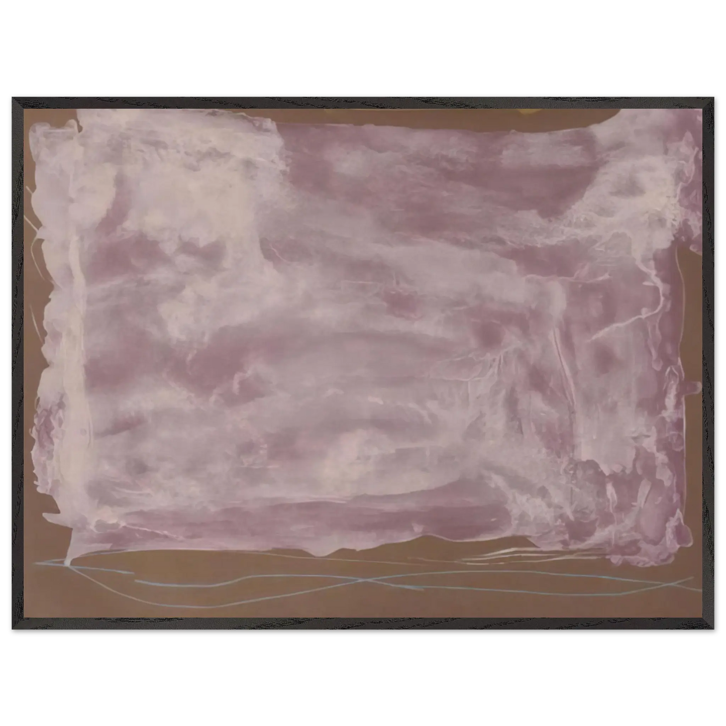 Helen Frankenthaler - Soho Dreams - 1987 Wall art - 15x20 cm / 6x8 Inches - Premium Wooden Framed Poster With Fine Art Paper - White frame