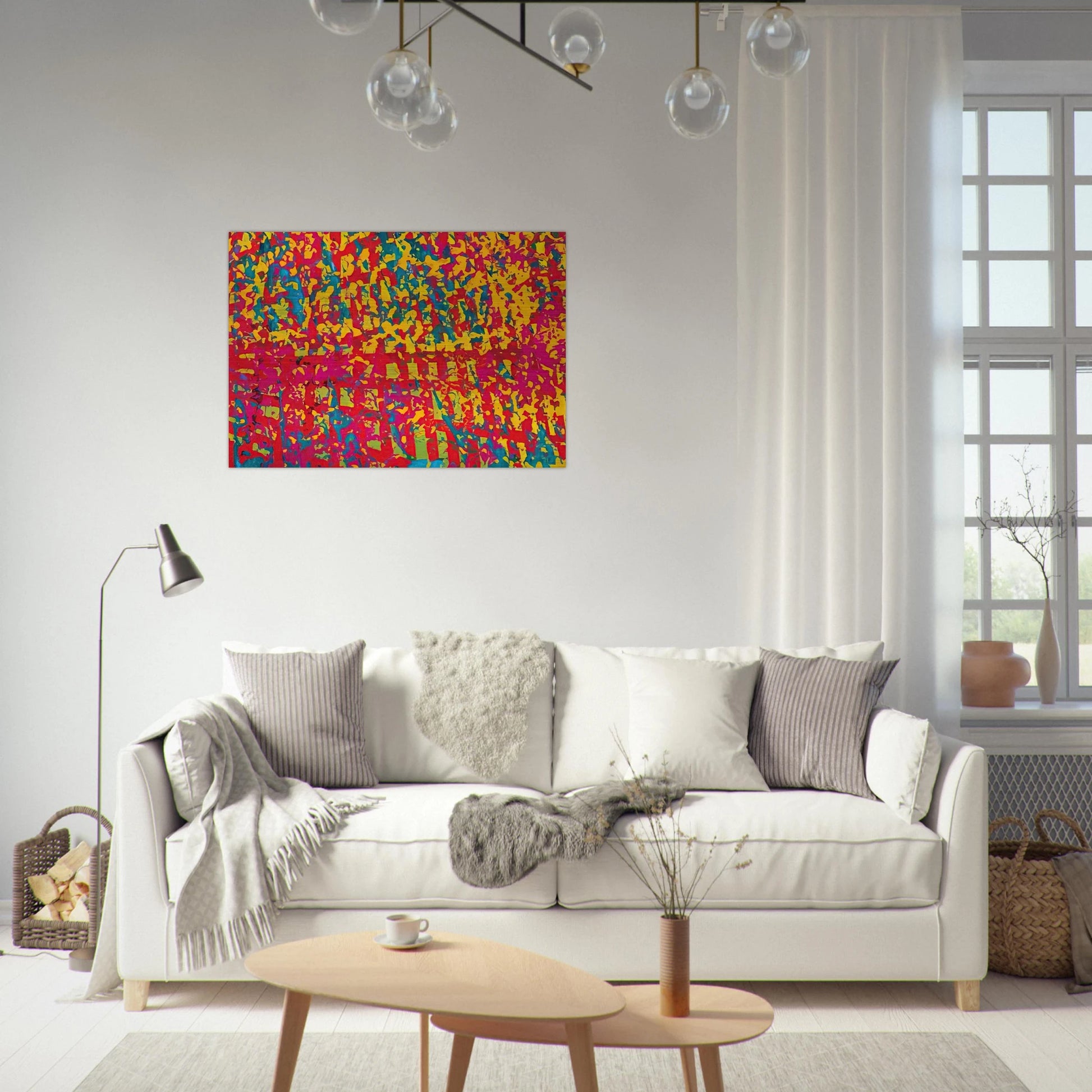 LUDORFF - Gerhard Richter Brushed Aluminum Print - 70x100 cm / 28x40 inches | Gerhard Richter Aluminum Print | Gerhard Richter Prints