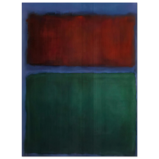 Mark Rothko - Earth and Green - 1955 Wall Art - 21x29.7 cm / 8x12" - Fine Art Poster-canvas - -