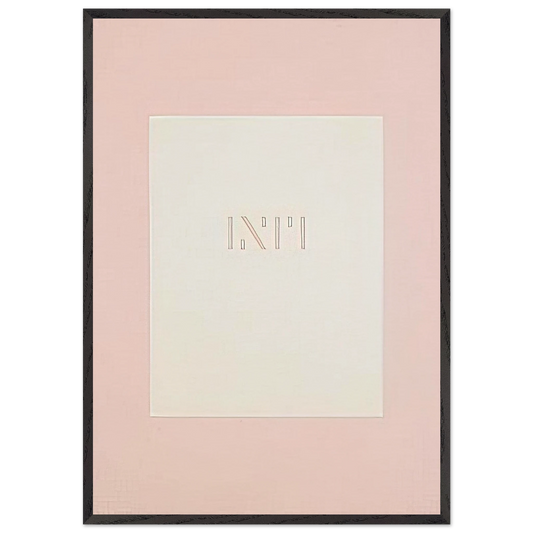 Lettera di un convalescente - 1976 - Antonio Calderara 70x100 cm / 28x40 inches Framed Art Print – Black Wooden Frame