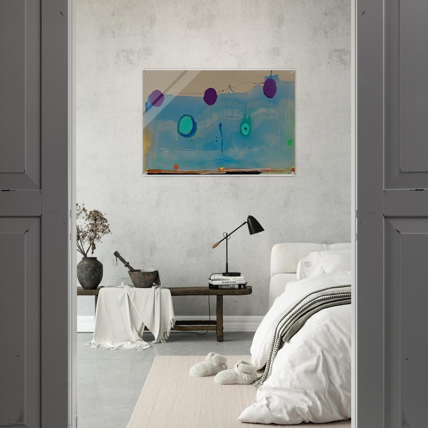 Water Shadows, 1988- - Helen Frankenthaler Acrylic Print - 70x100 cm / 28x40″ inches