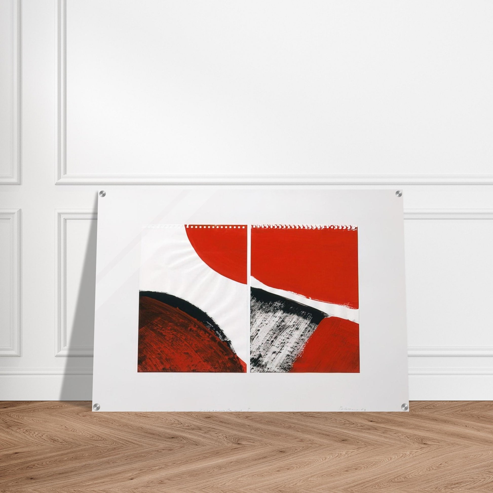 Who knows the beginning and who knows the end II - 1976 - Blinky Palermo Acrylic Print - 70x100 cm / 28x40″ inches