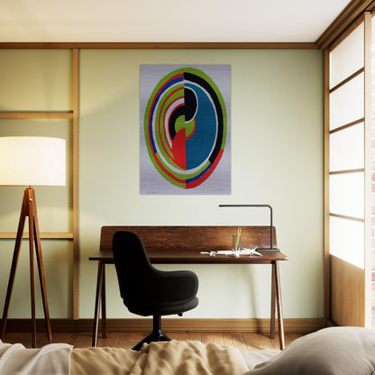 ABSTRACT SWIRL - Sonia Delaunay Brushed Aluminum Print - 70x100 cm / 28x40 inches | Sonia Delaunay Aluminum Print | Sonia Delaunay Prints