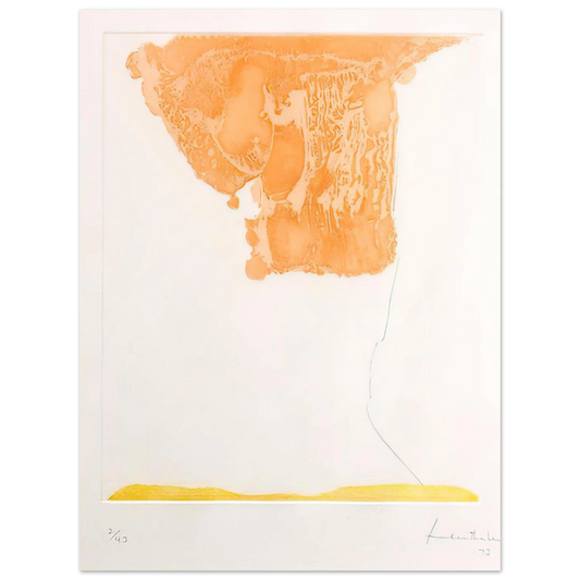 Helen Frankenthaler - Pranzo Italiano - 1973 Wall art - 13x18 cm / 5x7 inches - Fine Art Poster-canvas - -