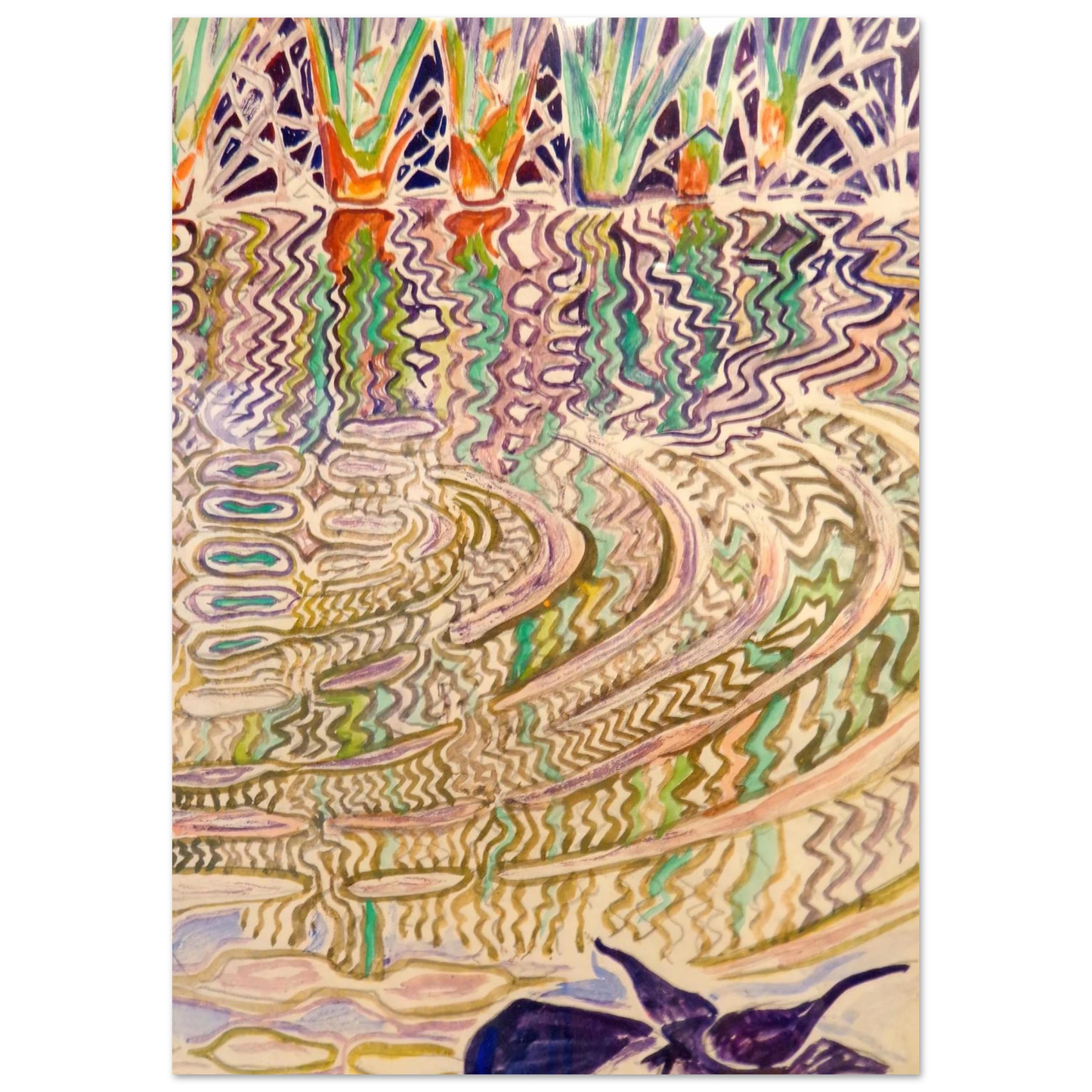 Walter Inglis Anderson - Walter Anderson Wall art - 30x40 cm / 12x16 inches - Premium Wooden Framed Poster With Fine Art Paper-canvas - Wood frame