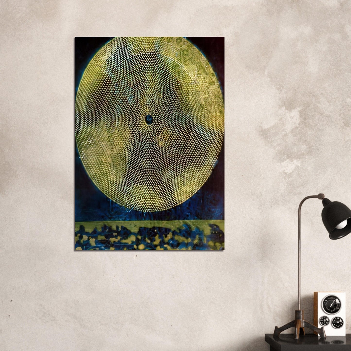 Birth of a galaxy - Max Ernst Brushed Aluminum Print - 70x100 cm / 28x40 inches | Max Ernst Aluminum Print | Max Ernst Prints
