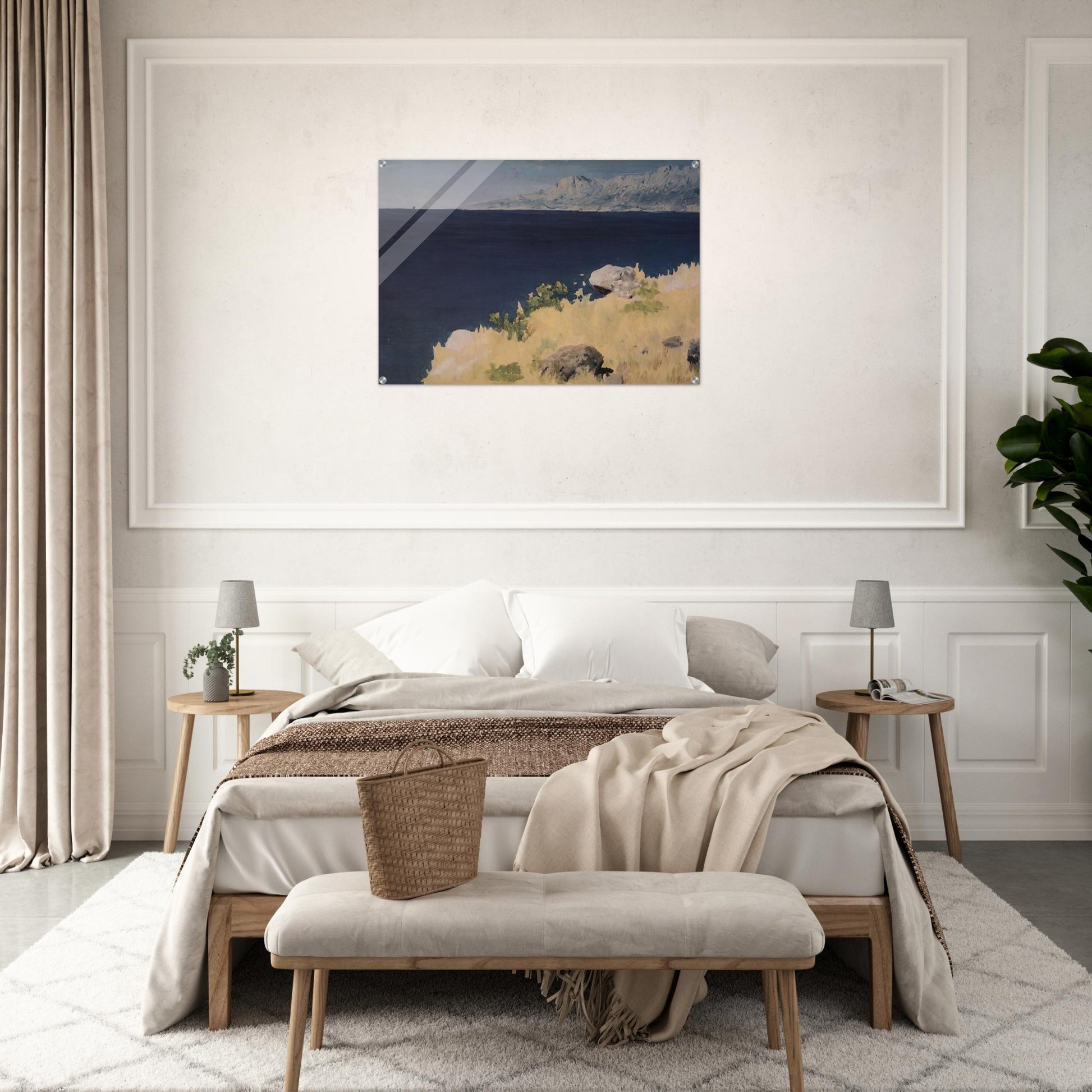Sea coast. Crimea - Arkhyp Kuindzhi Acrylic Print - 70x100 cm / 28x40″ inches