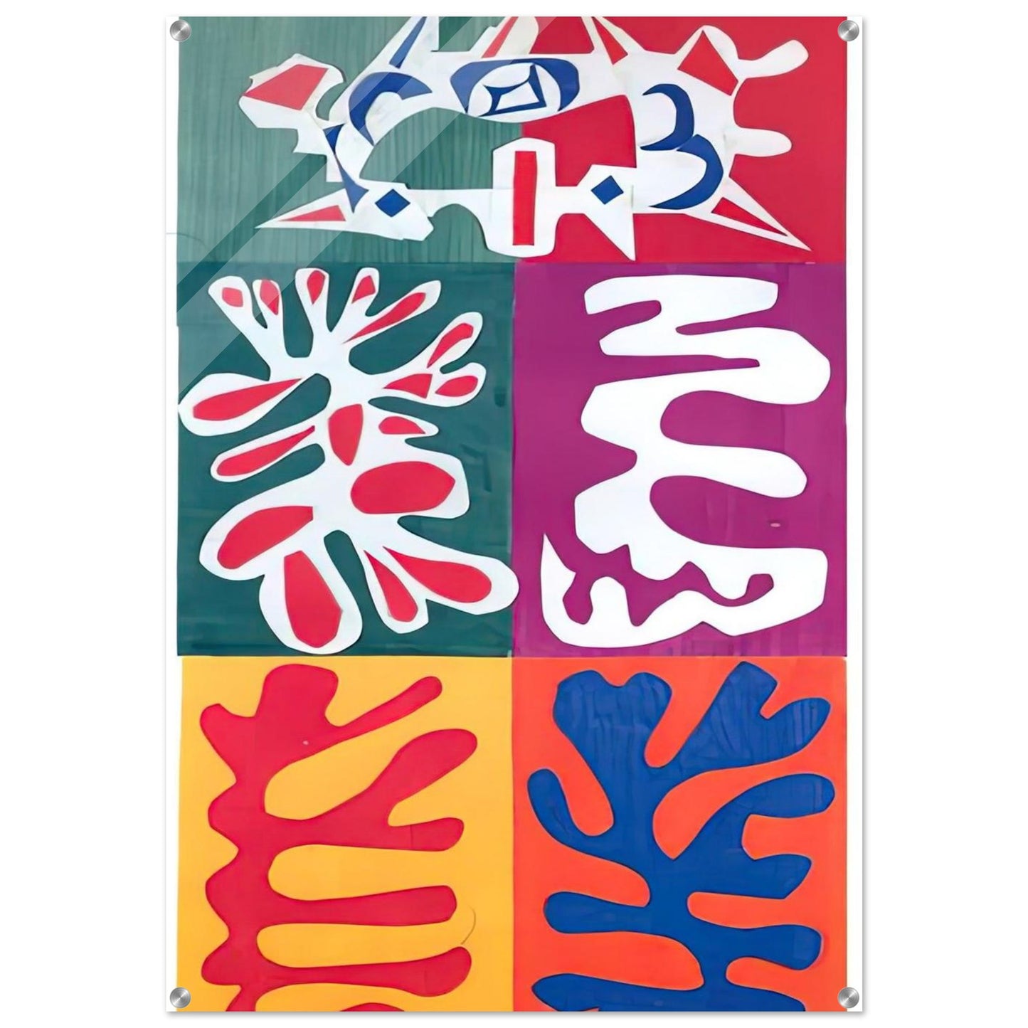 PANEL WITH MASK 1947 - Henri Matisse Acrylic Print - 70x100 cm / 28x40″ inches