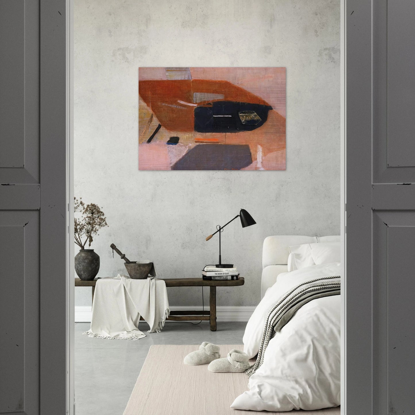 Number 2 - 1954 - Kenzo Okada Brushed Aluminum Print - 70x100 cm / 28x40 inches | Kenzo Okada Aluminum Print | Kenzo Okada Prints