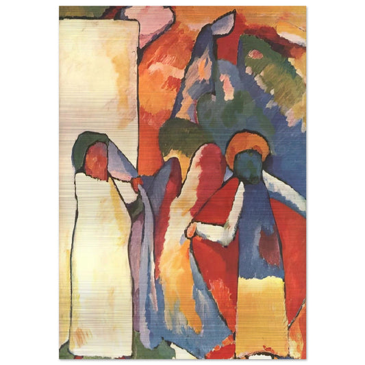 IMPROVISATION 6 AFRICAN 1909 - Wassily Kandinsky Brushed Aluminum Print - 70x100 cm / 28x40 inches | Wassily Kandinsky Aluminum Print | Wassily Kandinsky Prints