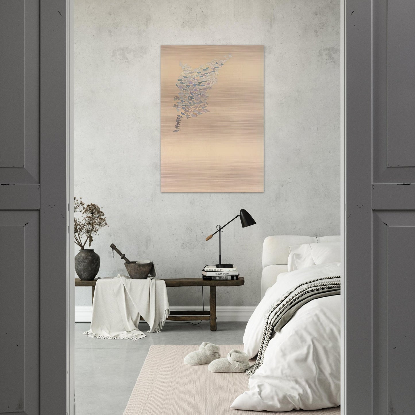 Development TK Como - 1970 - Robert Goodnough Brushed Aluminum Print - 70x100 cm / 28x40 inches | Robert Goodnough Aluminum Print | Robert Goodnough Prints