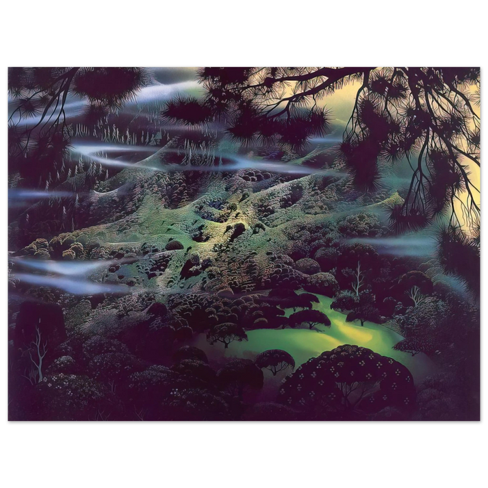 Eyvind Earle - Symphonic Fantasy  75x100 cm / 30x40inches Fine Art Poster