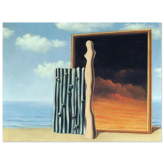 Rene Magritte - COMPOSITION ON A SEASHORE 1935  75x100 cm / 30x40inches Fine Art Poster