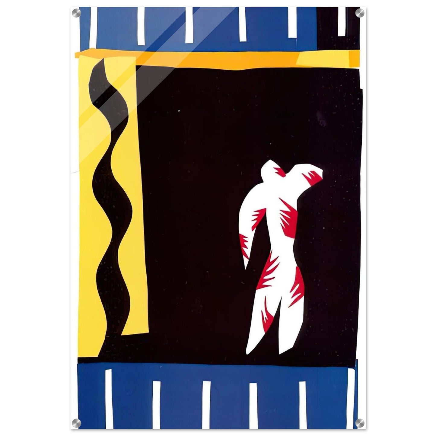 THE CLOWN 1943 - Henri Matisse Acrylic Print - 70x100 cm / 28x40″ inches