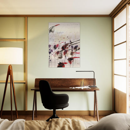 Quattro stagioni I. Autunno - Cy Twombly Brushed Aluminum Print - 70x100 cm / 28x40 inches | Cy Twombly Aluminum Print | Cy Twombly Prints