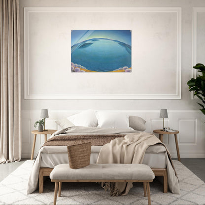 Lago-alba - 1942 - Gerardo Dottori Acrylic Print - 70x100 cm / 28x40″ inches