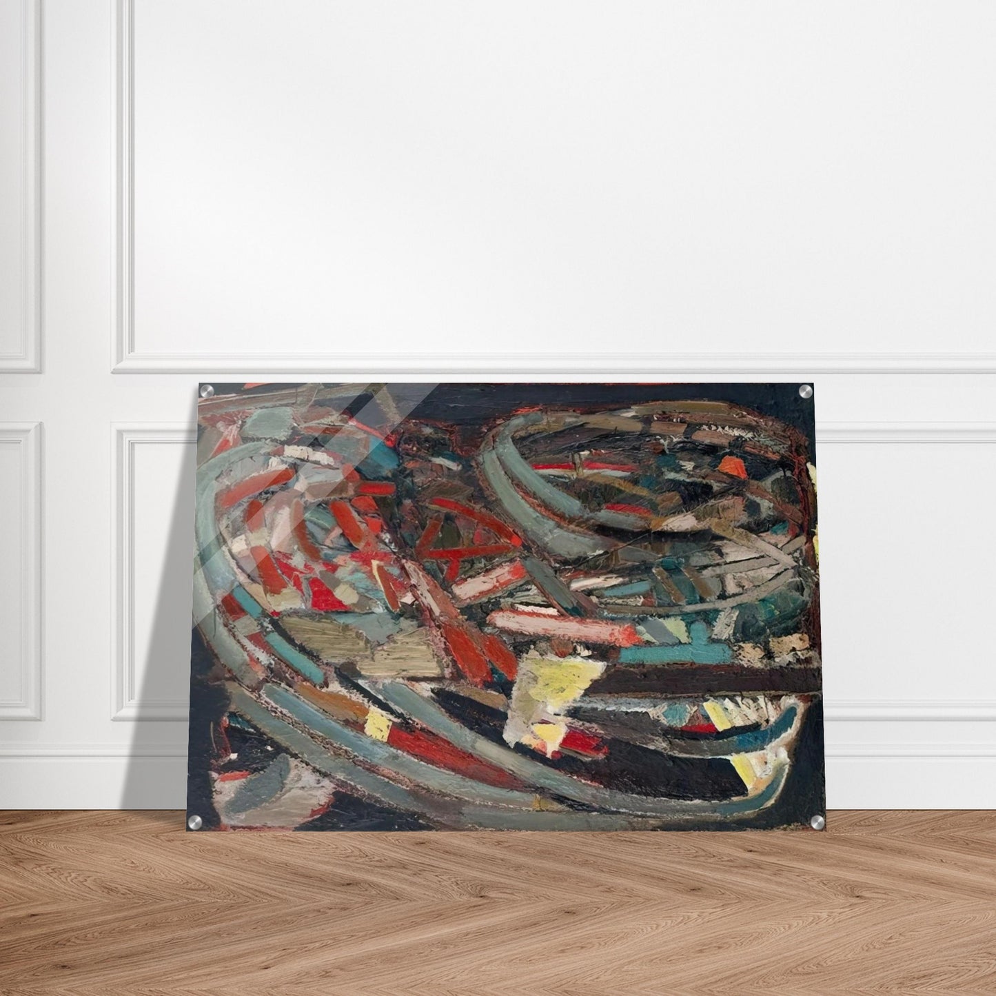 Composition - 1947 - Nicolas de Stael Acrylic Print - 70x100 cm / 28x40″ inches