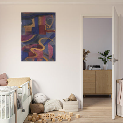 Composizione Dada - Abstract Art - Julius Evola Brushed Aluminum Print - 70x100 cm / 28x40 inches | Julius Evola Aluminum Print | Julius Evola Prints