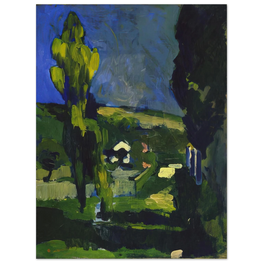 Andre Derain - POPLARS 1900  75x100 cm / 30x40inches Fine Art Poster