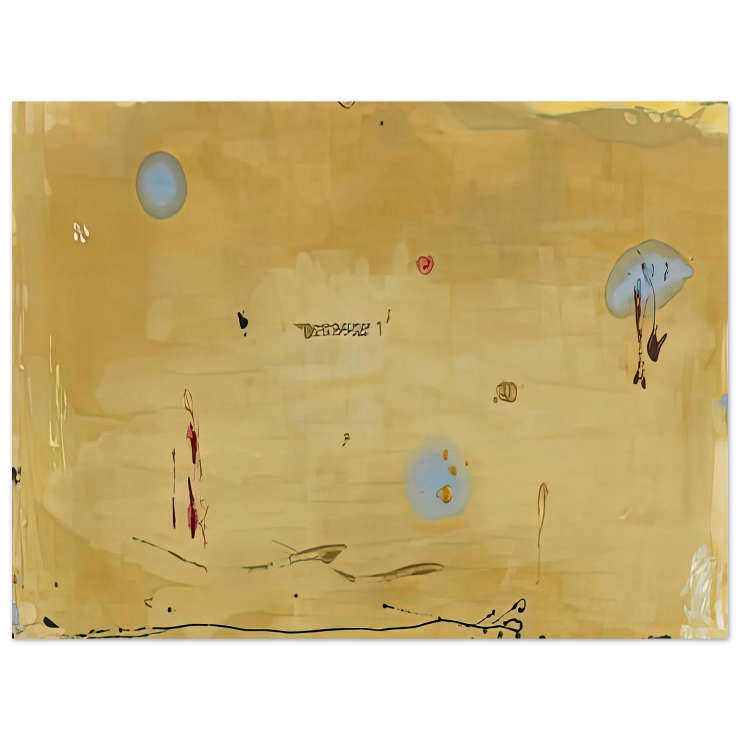 Helen Frankenthaler - Brother Angel, 1983- Wall Art - 60x80 cm / 24x32 inches - Fine Art Poster-canvas - -