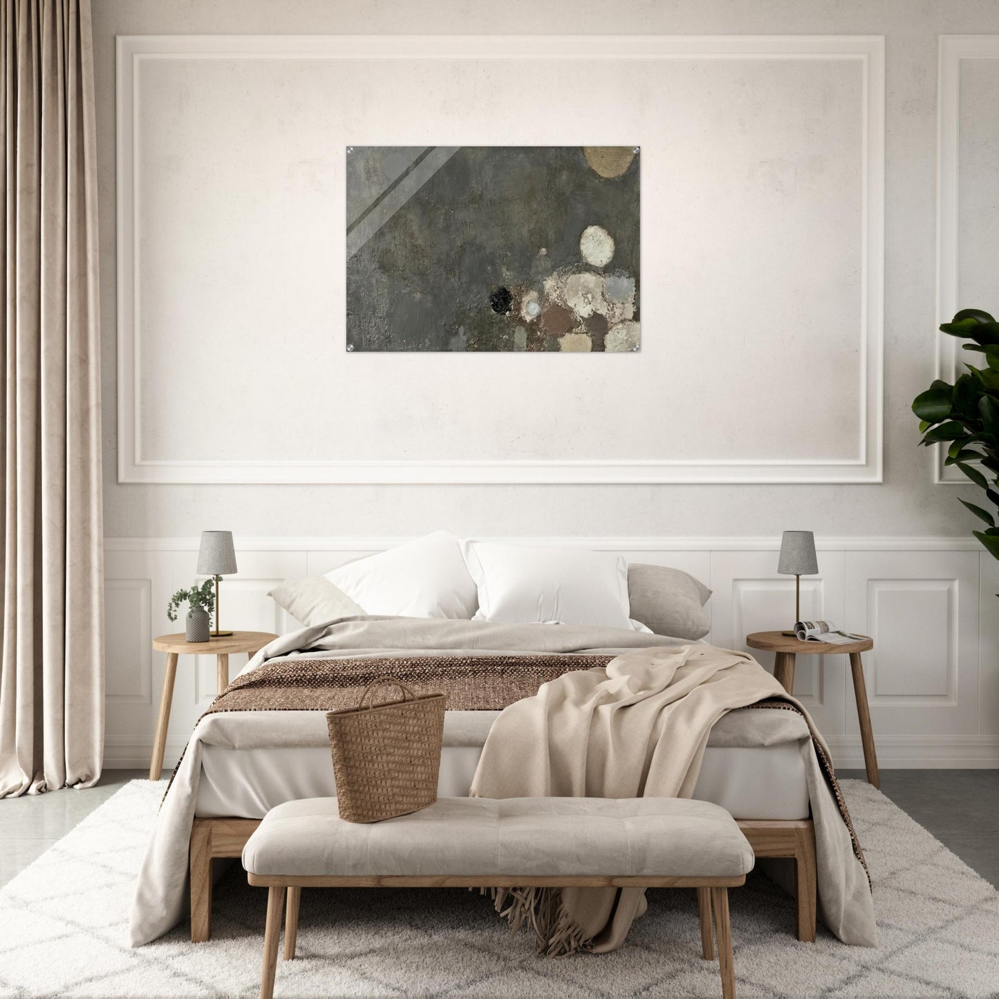 UNTITLED 1956 - Luis Feito Acrylic Print - 70x100 cm / 28x40″ inches | Luis Feito Wall Art | Luis Feito Prints