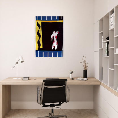 THE CLOWN 1943 - Henri Matisse Brushed Aluminum Print - 70x100 cm / 28x40 inches | Henri Matisse Aluminum Print | Henri Matisse Prints
