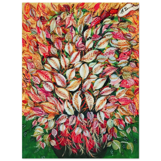 Seraphine Louis - Feuilles - 1928  75x100 cm / 30x40inches Fine Art Poster