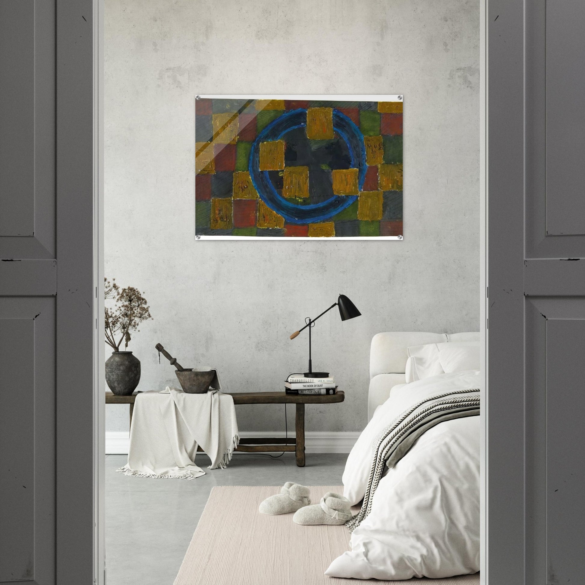Kreise und Quadrate - 1963 - Johannes Itten Acrylic Print - 70x100 cm / 28x40″ inches