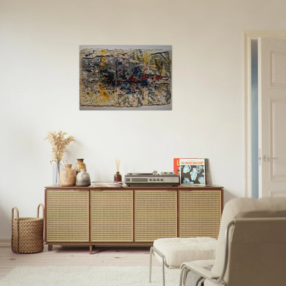 Elegy #2 - Sam Gilliam Brushed Aluminum Print - 70x100 cm / 28x40 inches | Sam Gilliam Aluminum Print | Sam Gilliam Prints