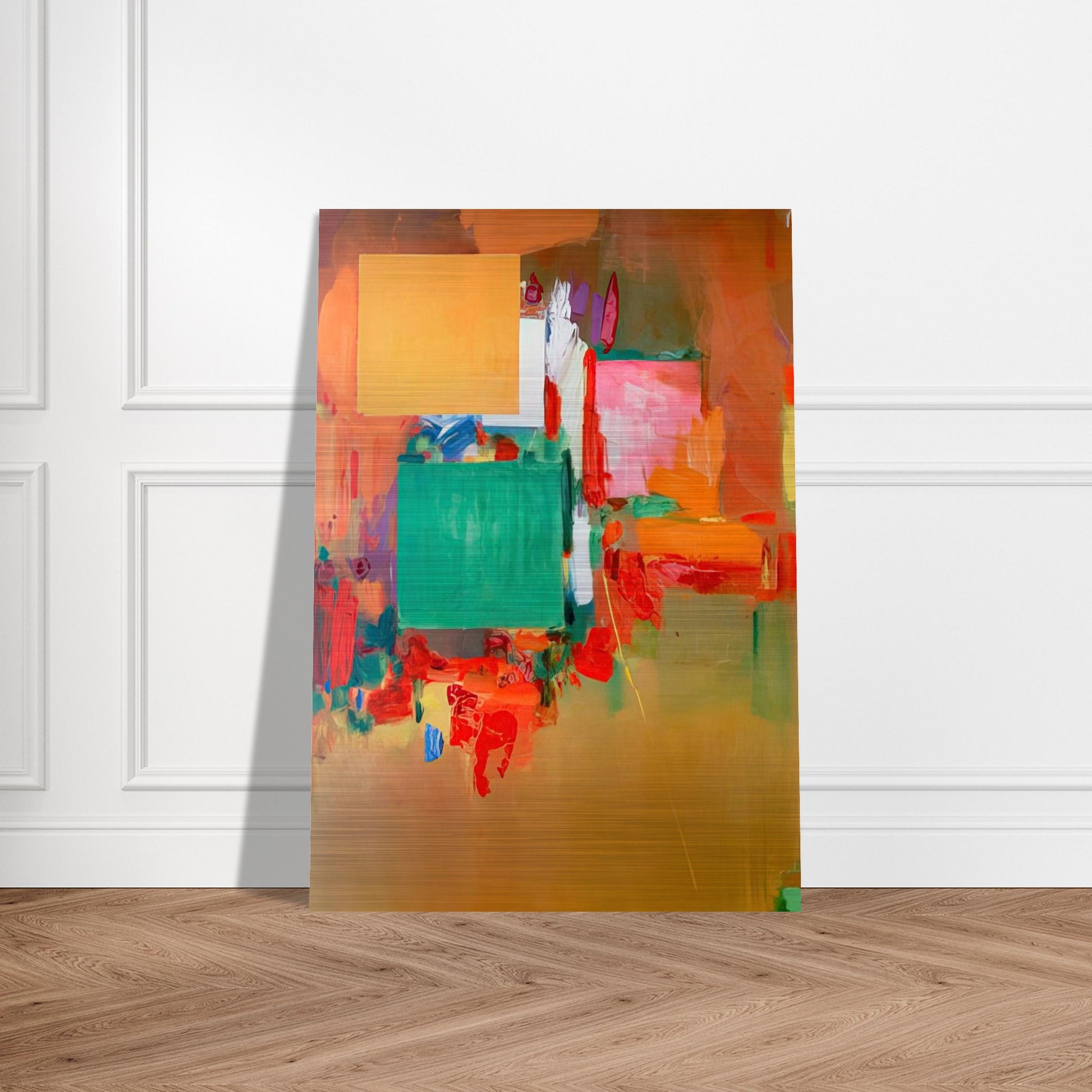 Song of the Nightingale - Hans Hofmann Brushed Aluminum Print - 70x100 cm / 28x40 inches | Hans Hofmann Aluminum Print | Hans Hofmann Prints
