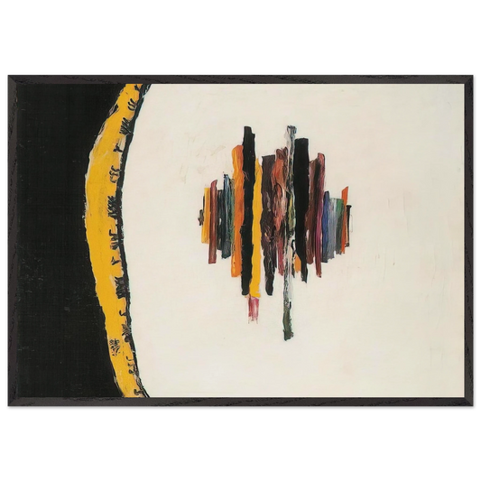 Mind Crystal - 1946 - Forrest Bess 70x100 cm / 28x40 inches Framed Art Print – Black Wooden Frame