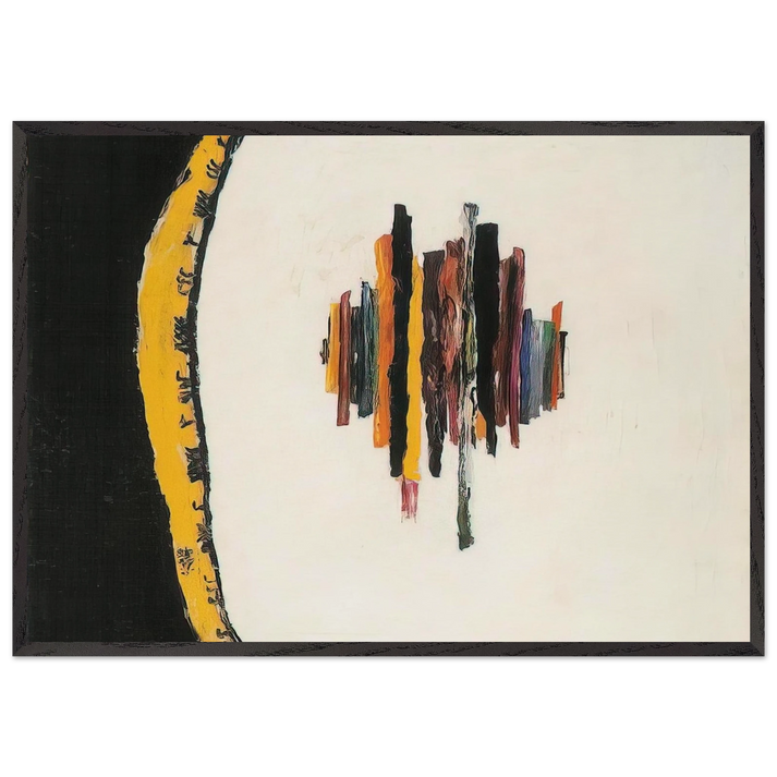 Mind Crystal - 1946 - Forrest Bess 70x100 cm / 28x40 inches Framed Art Print – Black Wooden Frame