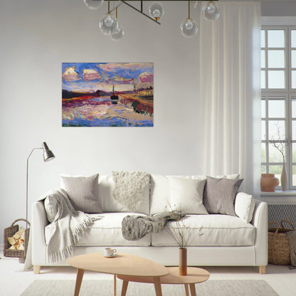 CANAL DU MIDI 1899 - Henri Matisse Brushed Aluminum Print - 70x100 cm / 28x40 inches | Henri Matisse Aluminum Print | Henri Matisse Prints