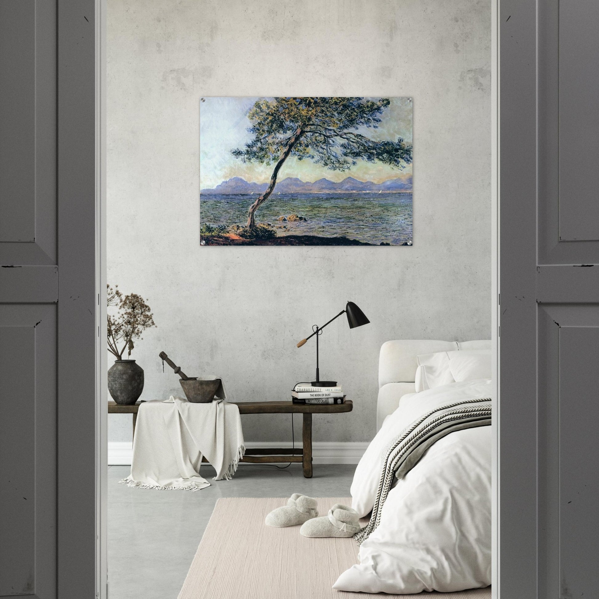 At Cap d'Antibes - claude monet Acrylic Print - 70x100 cm / 28x40″ inches