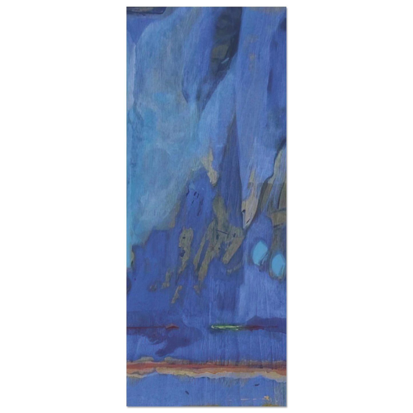 Helen Frankenthaler - Tales of Genji III - 1998 Wall art - 21x29.7 cm / 8x12" - Premium Wooden Framed Poster With Fine Art Paper-canvas - Wood frame