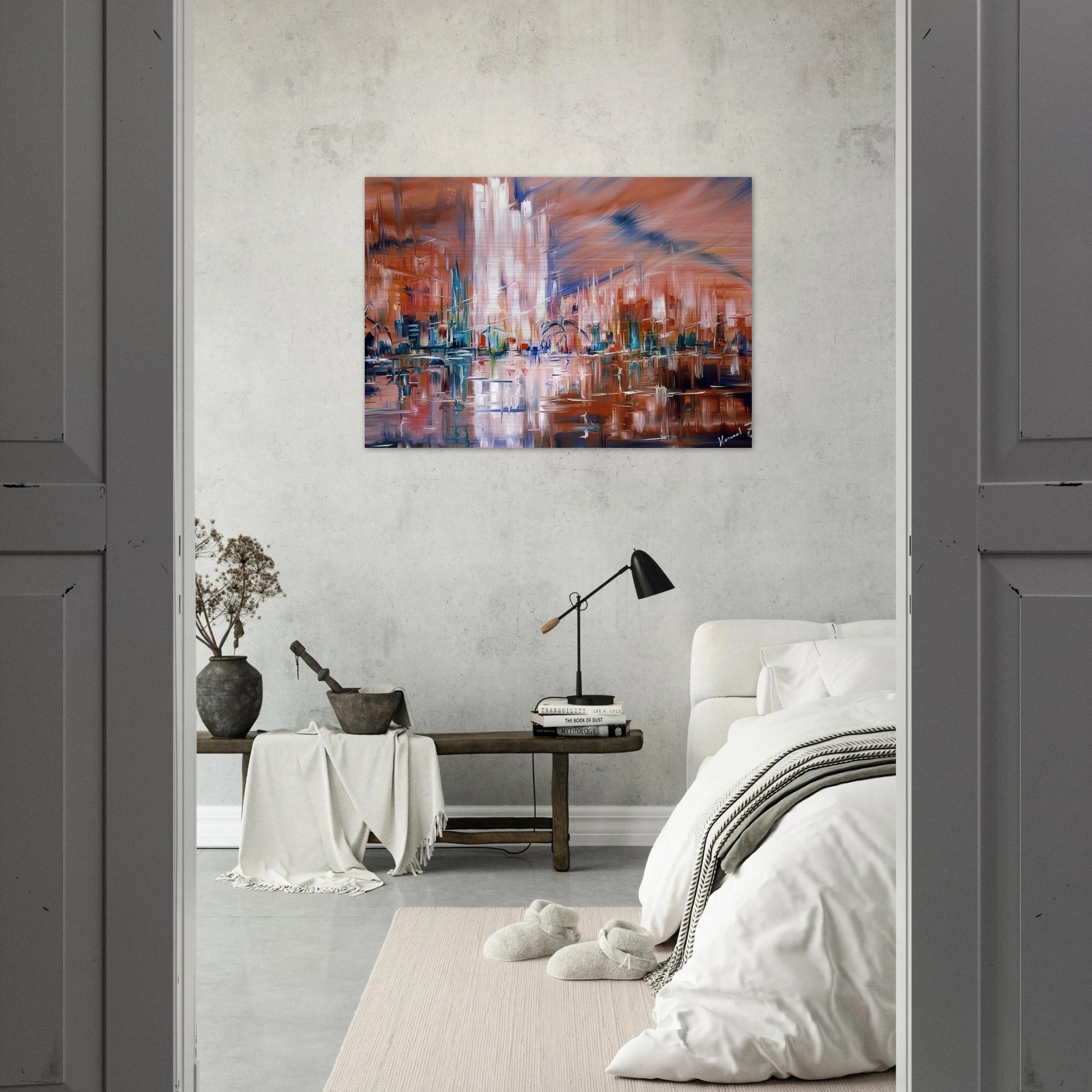 Untitled - 1978 - Konrad Zuse Brushed Aluminum Print - 70x100 cm / 28x40 inches | Konrad Zuse Aluminum Print | Konrad Zuse Prints