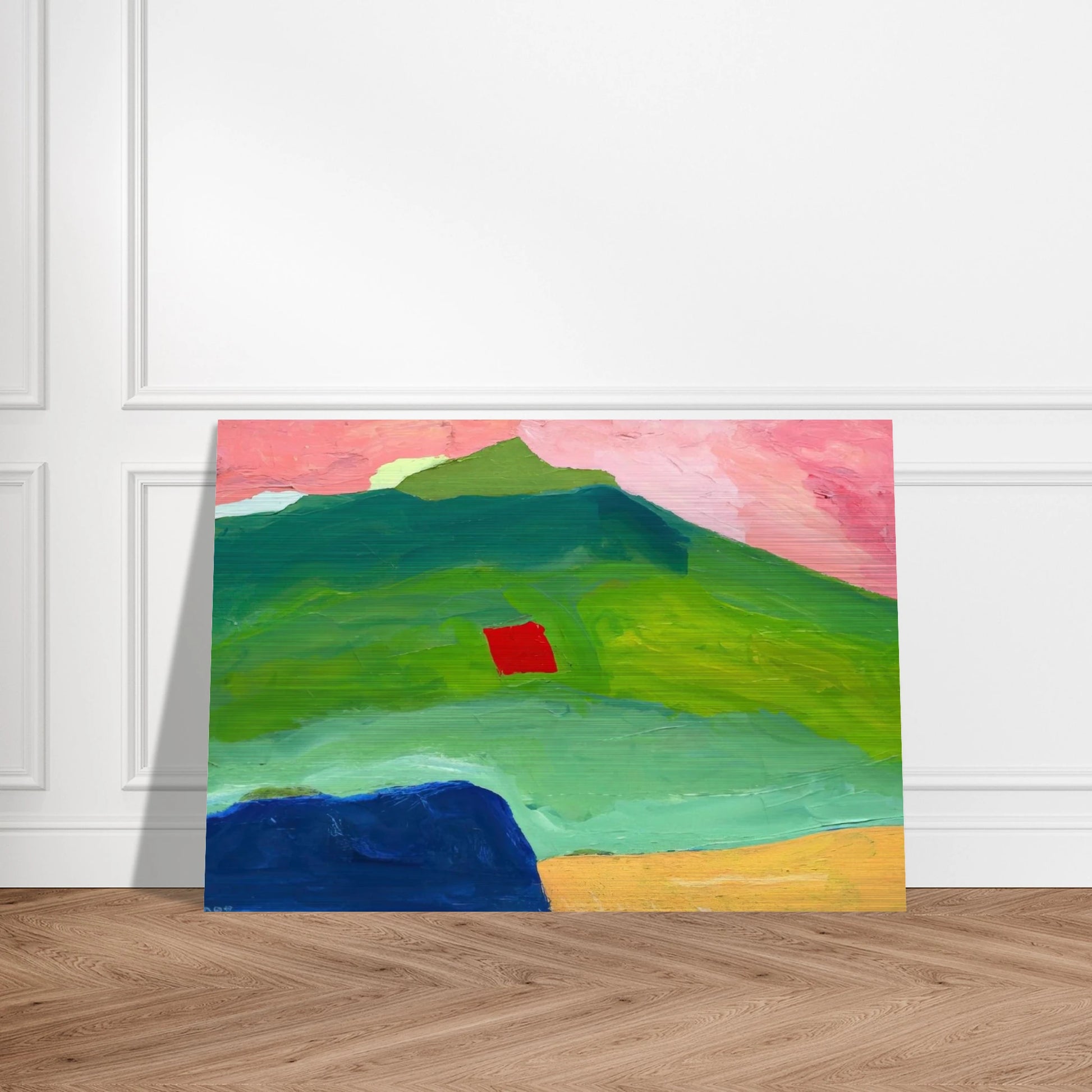 Untitled #17 - 1980 - Etel Adnan Brushed Aluminum Print - 70x100 cm / 28x40 inches | Etel Adnan Aluminum Print | Etel Adnan Prints